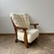 Mid-Century French Oak Armchair from Guillerme Et Chambron, 1960s, Image 5