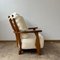 Mid-Century French Oak Armchair from Guillerme Et Chambron, 1960s, Image 4