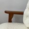 Mid-Century French Oak Armchair from Guillerme Et Chambron, 1960s, Image 6