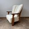 Mid-Century French Oak Armchair from Guillerme Et Chambron, 1960s, Image 2