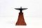 Brutalist Teak & Metal Candleholder ,1960s, Image 2