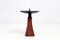 Brutalist Teak & Metal Candleholder ,1960s 3