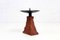 Brutalist Teak & Metal Candleholder ,1960s, Image 1