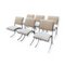Christofle Dining Chairs by Boris Tabacoff for Christofle, Set of 6 1