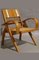 French Art Deco Satinwood and Cane Folding Armchair, 1920s 1
