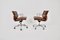 Cognac Leather Ea 217 Soft Pad Chairs by Charles & Ray Eames for ICF, 1970s, Set of 2, Image 4