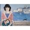 Charles Levier, Le Rendez-Vous, óleo sobre lienzo, años 50, enmarcado, Imagen 6