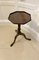 Antique 18th Century George III Figured Mahogany Kettle Stand or Lamp Table, 1780s 1