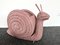 Revistero italiano Caracol de ratán rosa, años 70, Imagen 1