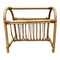 Mid-Century Rattan Magazine Rack, 1970s, Image 3