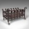 Vintage English Gothic Revival Iron Fire Basket, 1950s, Image 1