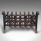 Vintage English Gothic Revival Iron Fire Basket, 1950s 2