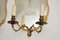 Antique French Gilt Wood Wall Sconces with Mirrors, Set of 2 5