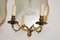 Antique French Gilt Wood Wall Sconces with Mirrors, Set of 2, Image 5