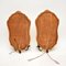 Antique French Gilt Wood Wall Sconces with Mirrors, Set of 2, Image 9