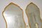 Antique French Gilt Wood Wall Sconces with Mirrors, Set of 2 7