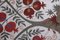 Corredor Suzani de la mesa pictórica del pájaro de seda, Imagen 6