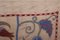 Runner Suzani con uccelli in seta, anni '60, Immagine 8