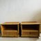 Rattan and Bamboo Bedside Cabinets from Dal Vera, 1960s, Set of 2 1