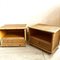 Rattan and Bamboo Bedside Cabinets from Dal Vera, 1960s, Set of 2, Image 2