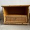 Rattan and Bamboo Bedside Cabinets from Dal Vera, 1960s, Set of 2, Image 10