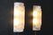 Large Murano Glass Wall Lights in Alabaster, 1990, Set of 2 5