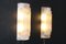 Large Murano Glass Wall Lights in Alabaster, 1990, Set of 2, Image 5