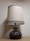 Large Vintage German Fat Lava Style Table Lamp in Ceramic, 1970s, Image 1
