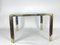 Mid-Century Modern Chrome and Brass Side Table, 1970s 5