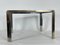 Table d'Appoint Mid-Century Moderne en Chrome et Laiton, 1970s 10