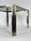 Mid-Century Modern Chrome and Brass Side Table, 1970s 9