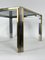 Mid-Century Modern Chrome and Brass Side Table, 1970s, Image 9