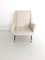 White Armchairs, 1950s, Set of 2 3