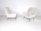 White Armchairs, 1950s, Set of 2 2