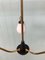 Chandelier in Brass, Aluminum and Opal Glass from Stilnovo, Italy, 1950s, Image 7