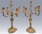 Candelabros de bronce dorado, siglo XIX. Juego de 2, Imagen 6