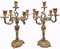Gilded Bronze Candleholders, 19th Century, Set of 2 5