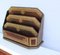 Desk Organizer Set in Leather, Late 19th Century, Set of 5 4