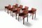 Cab 413 Dining Chairs in Red Leather by Mario Bellini for Cassina, Set of 8 17