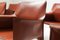 Cab 413 Dining Chairs in Red Leather by Mario Bellini for Cassina, Set of 8, Image 11