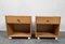 Tables de Chevet en Pin, Danemark, 1970s, Set de 2 1