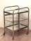 French Art Deco Chromed Bar Cart with Display Case, 1930s, Image 3