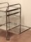 French Art Deco Chromed Bar Cart with Display Case, 1930s 9
