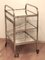 French Art Deco Chromed Bar Cart with Display Case, 1930s, Image 8