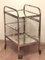 French Art Deco Chromed Bar Cart with Display Case, 1930s 5