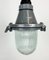 Lámpara colgante industrial gris, antigua URSS, años 60, Imagen 4