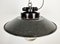 Industrial Grey Enamel Factory Hanging Lamp, 1960s, Image 4