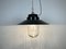 Industrial Grey Enamel Factory Hanging Lamp, 1960s 12