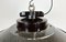 Industrial Grey Enamel Factory Hanging Lamp, 1960s, Image 3