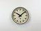 Grey Industrial Factory Wall Clock from Pragotron, 1960s 2